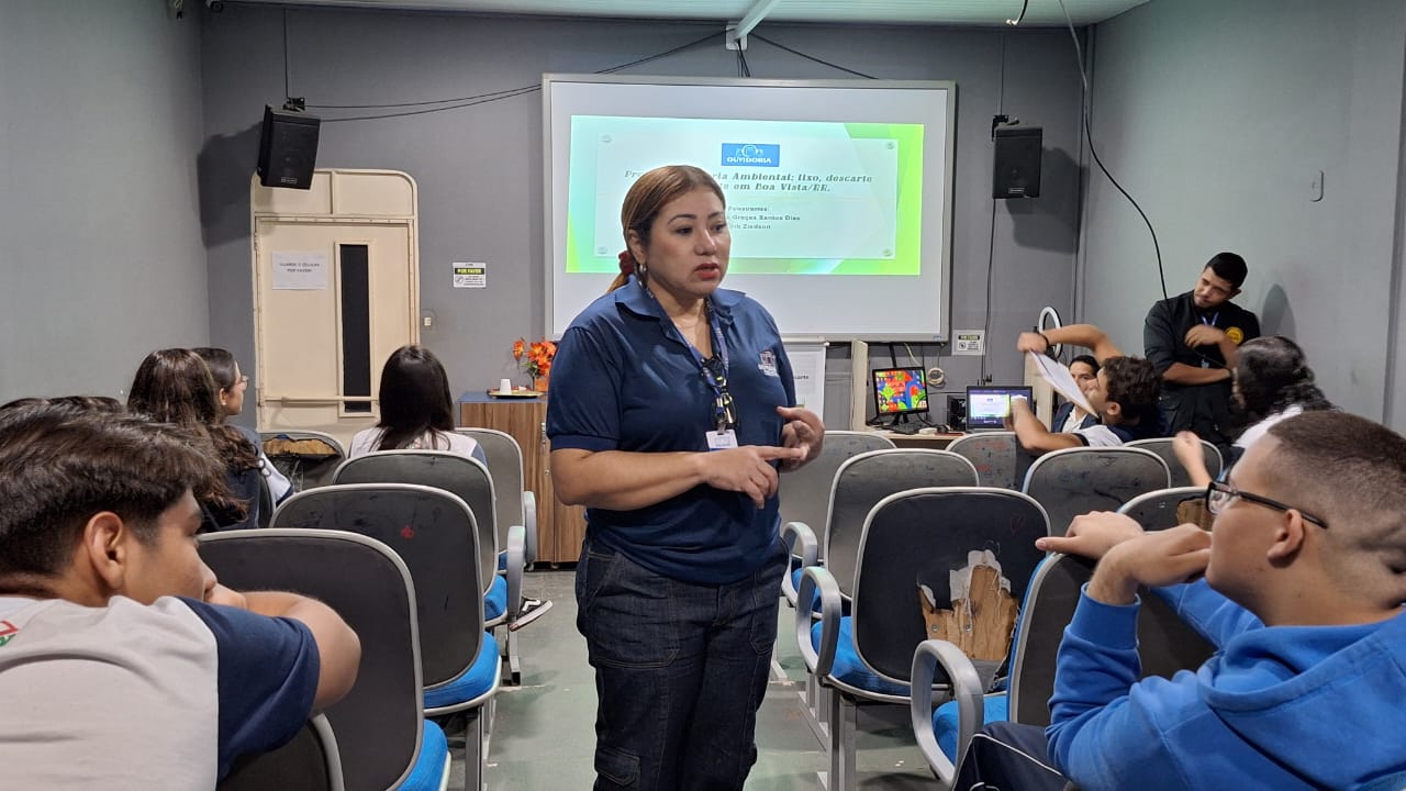 Projeto Ouvidoria Ambiental promove palestra sobre sustentabilidade no Instituto Batista de Roraima (IBRR)