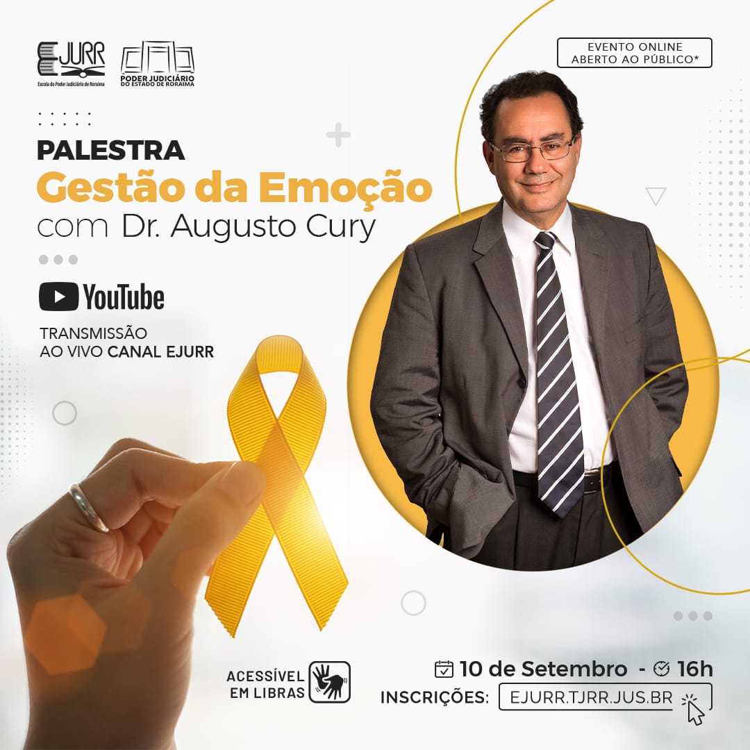 Foto de divulgação do escritor e psiquiatra Dr. Augusto Cury.