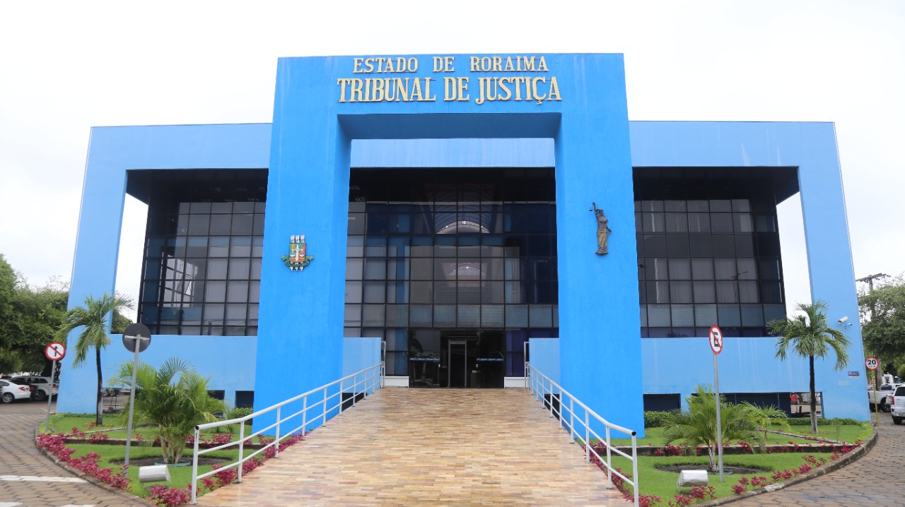 Imagem da fachada do Palácio do Tribunal de Justiça de Roraima