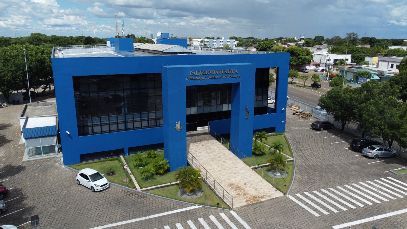 foto area do Palácio da Justiça do Estado de Roraima