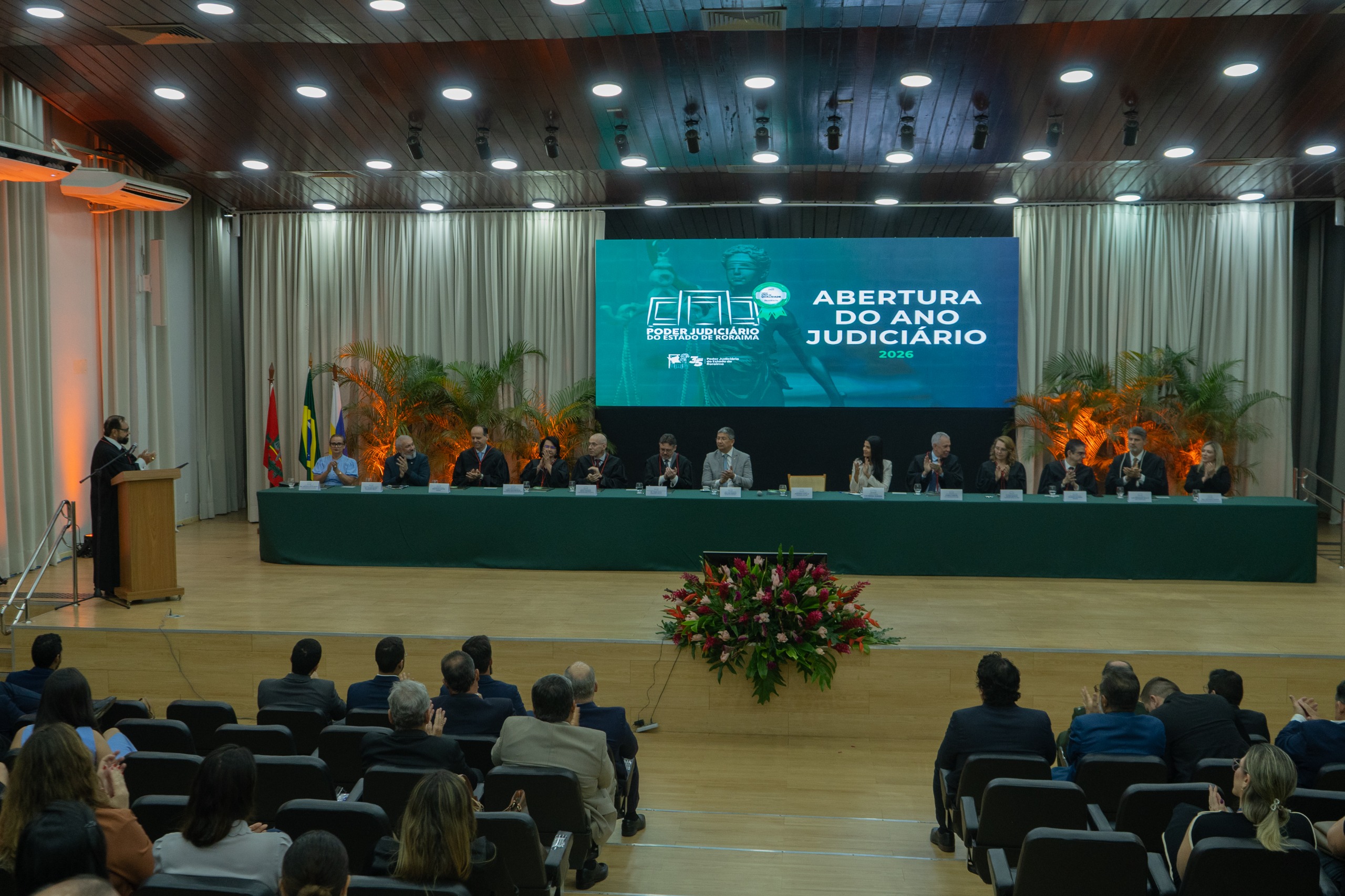 Ano Judiciário de 2026 é aberto com balanço de resultados e diretrizes para o Judiciário roraimense