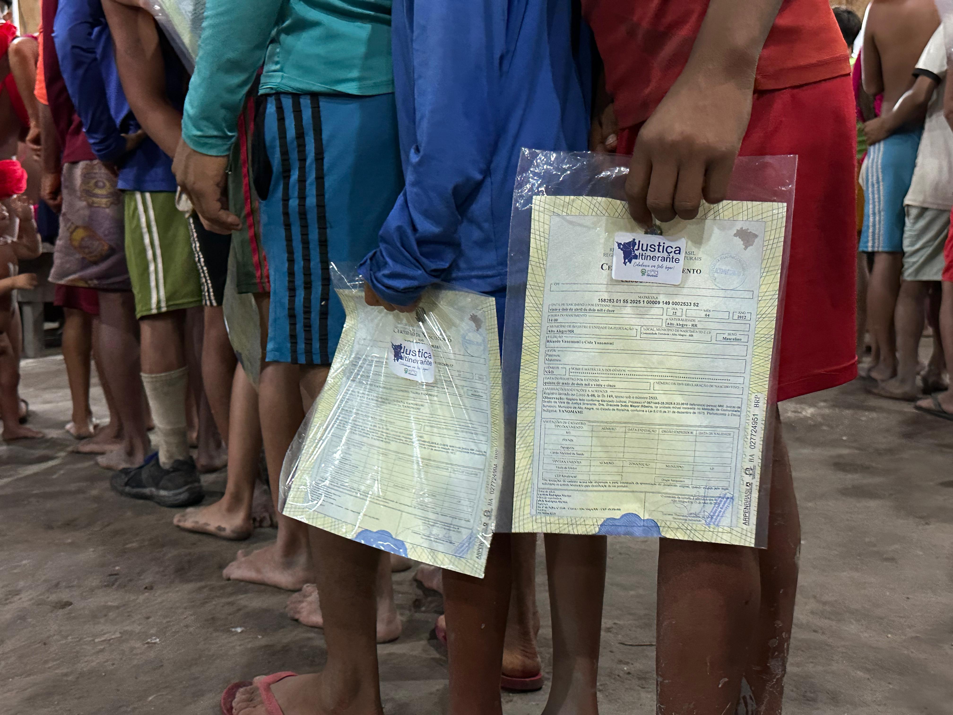 RESGATE DE DIREITOS - Mais de 1.200 indígenas Yanomami recebem atendimento na Semana do Registro Civil
