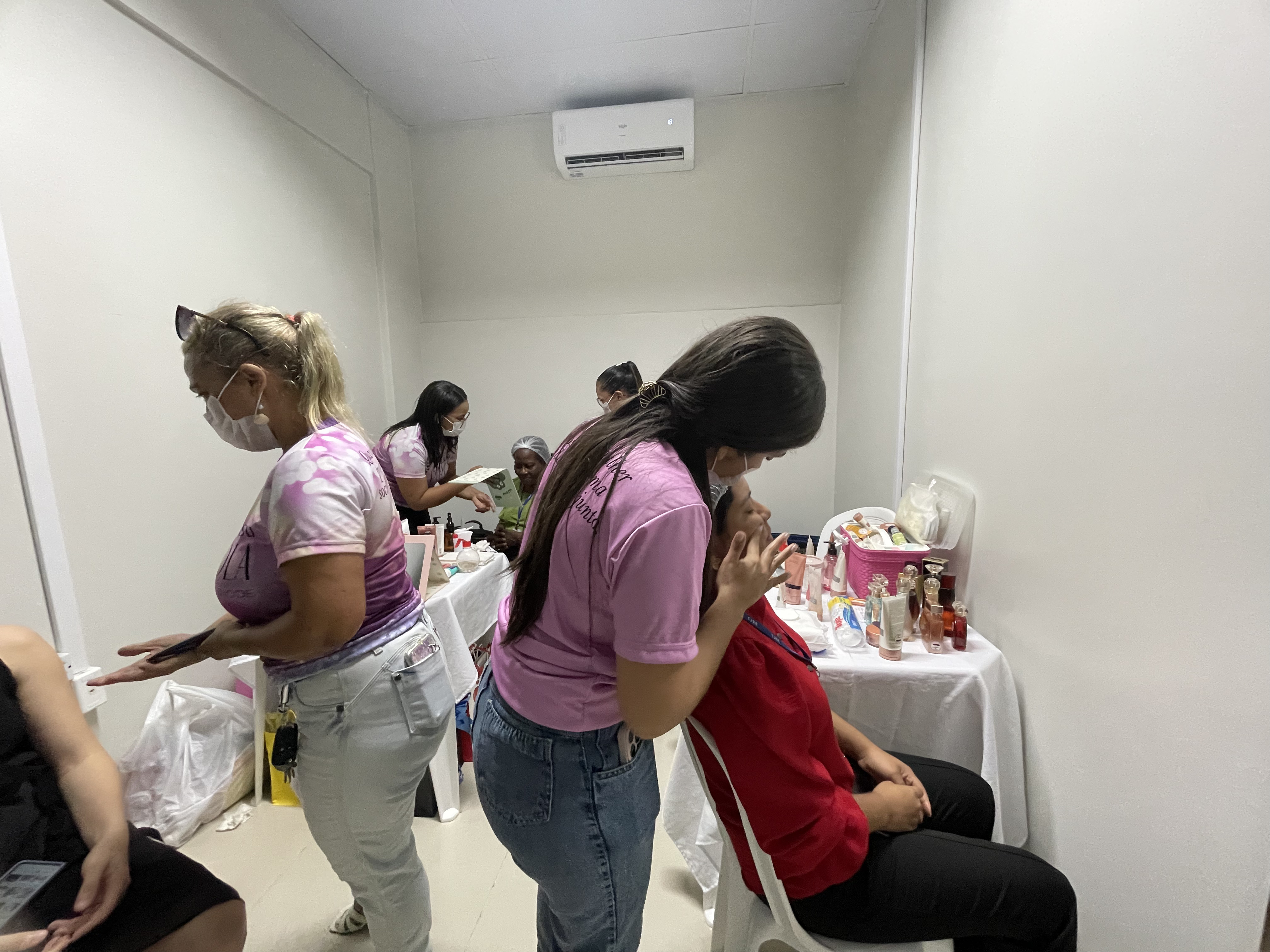 foto colorida da sala de atendimento da Blitz da Beleza
