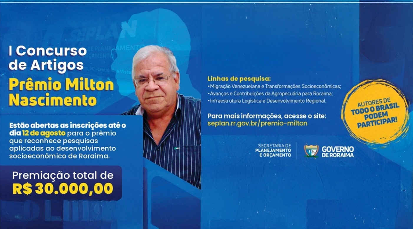 Imagem colorida de divulgação do prêmio   