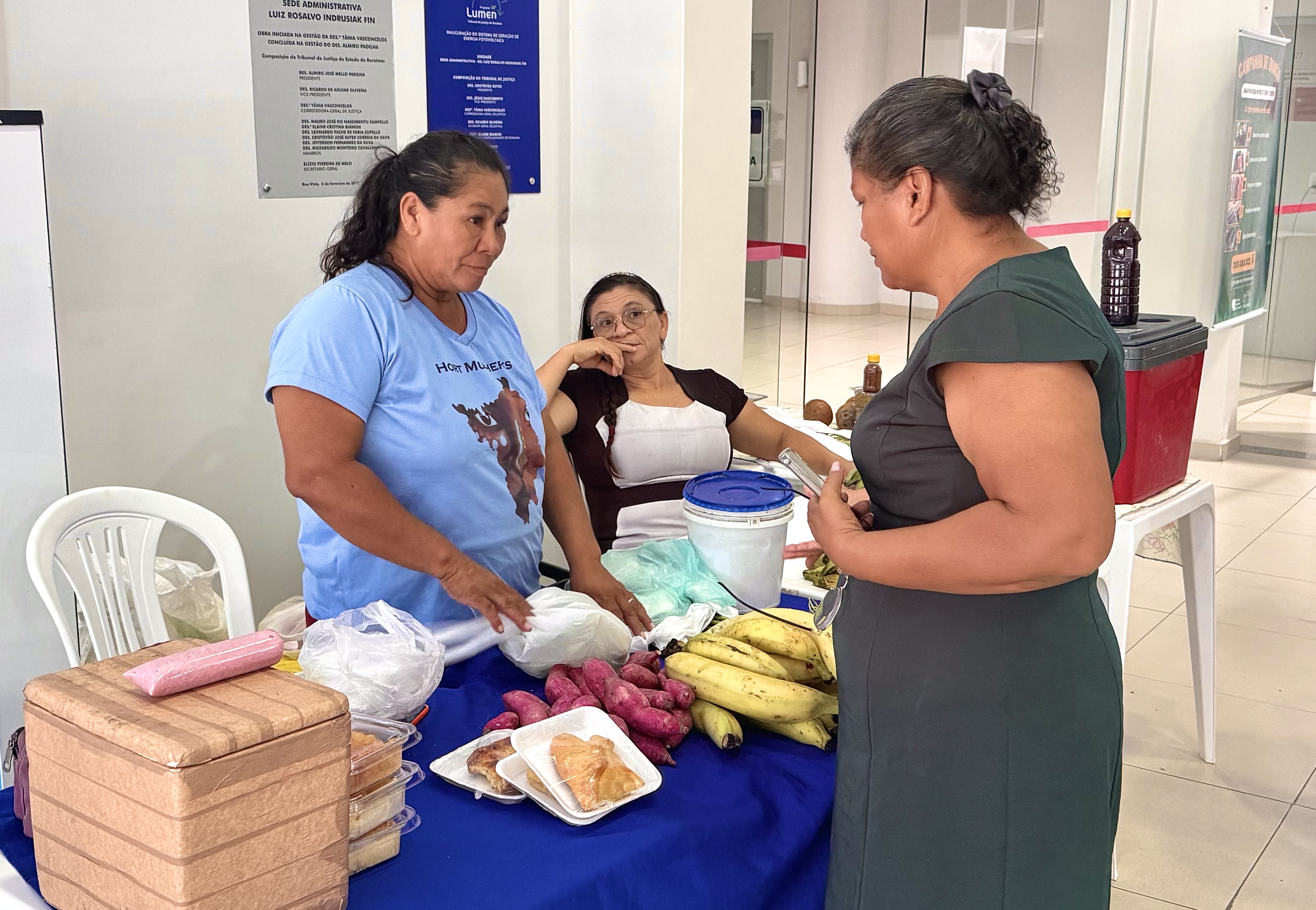 Feira de Orgânicos na Sede Administrativa aproxima servidores do TJRR do consumo sustentável