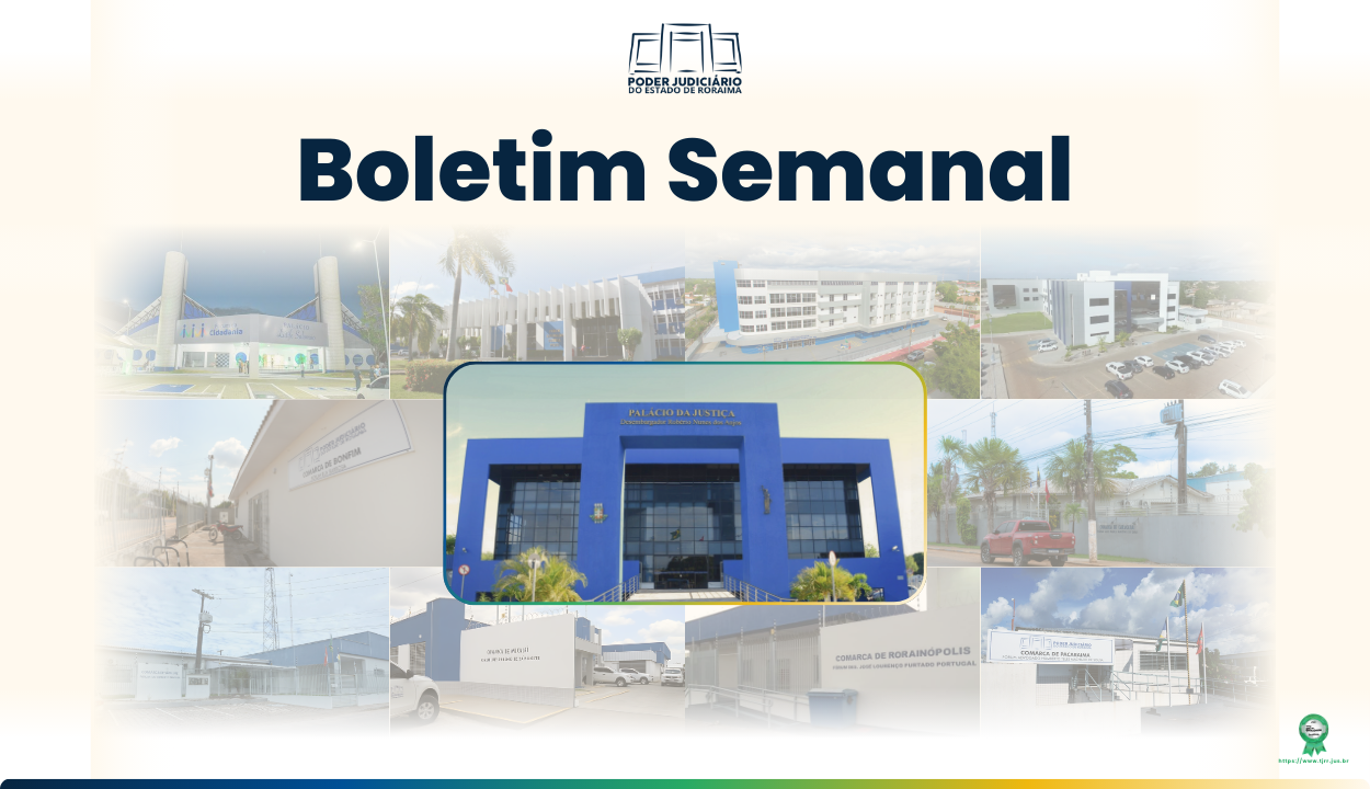 Confira o nosso Boletim Semanal - 17/11 - 19/11