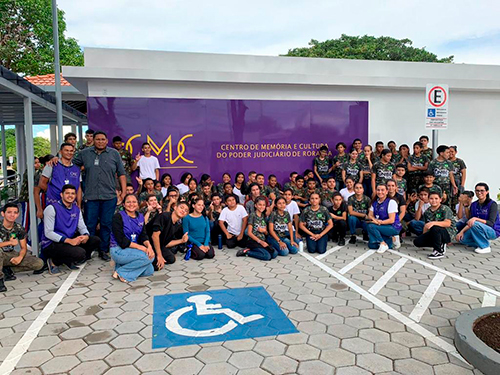 Foto Visita de alunos do Curso Unibe Pré-Militar