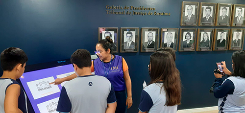 Foto Visita de alunos do Colégio Adventista de Roraima