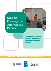 Capa do Guia de Formação em Alternativas Penais I