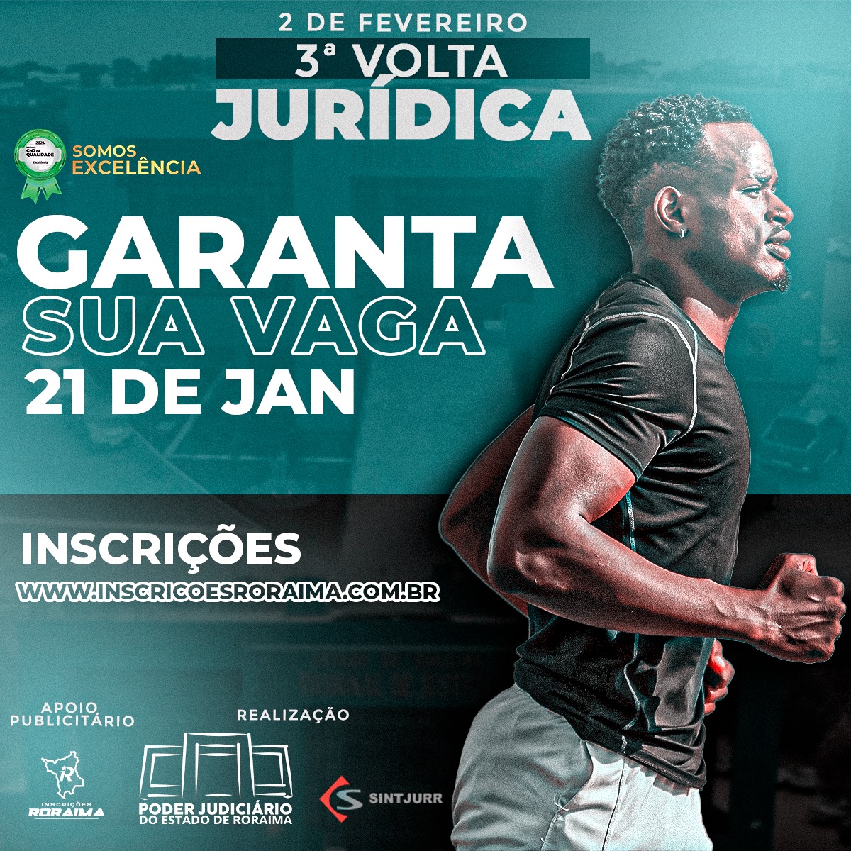 foto de um banner com informações sobre a 3ª volta juridaca foto de um banner com informações sobre a 3ª volta juridaca
