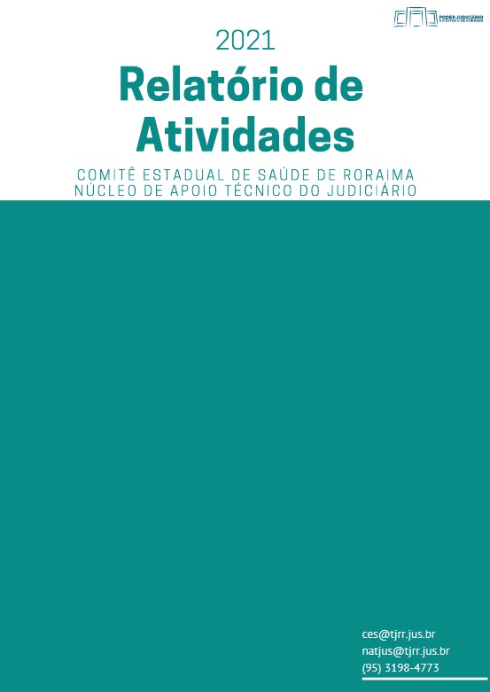 Capa Relatório de Atividades 2021