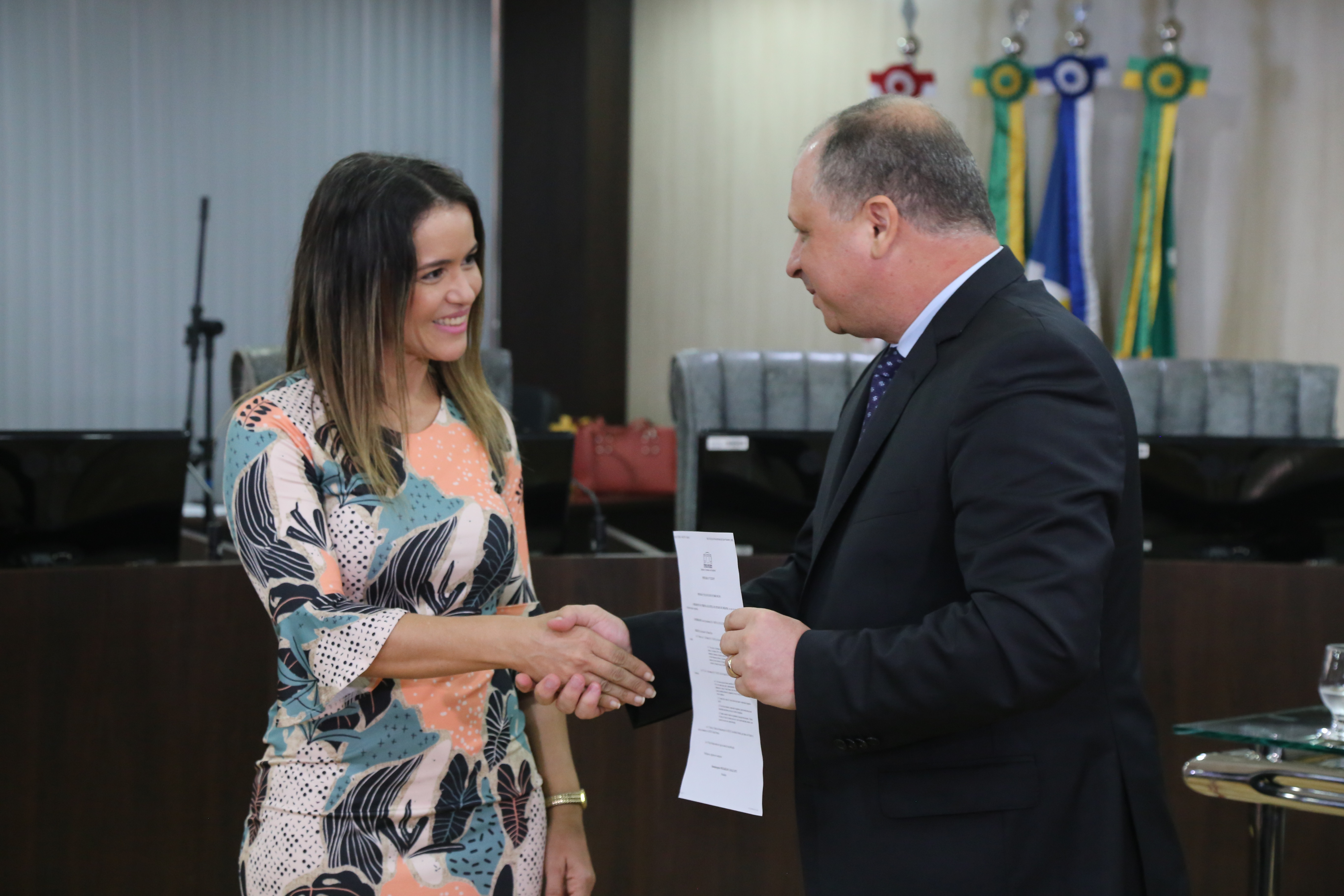 Presidente do Poder Judiciário, desembargador Mozarildo Cavalcanti, durante o reconhecimento aos conciliadores e mediadores que atuaram nos 30 dias do ConciliaRR. 