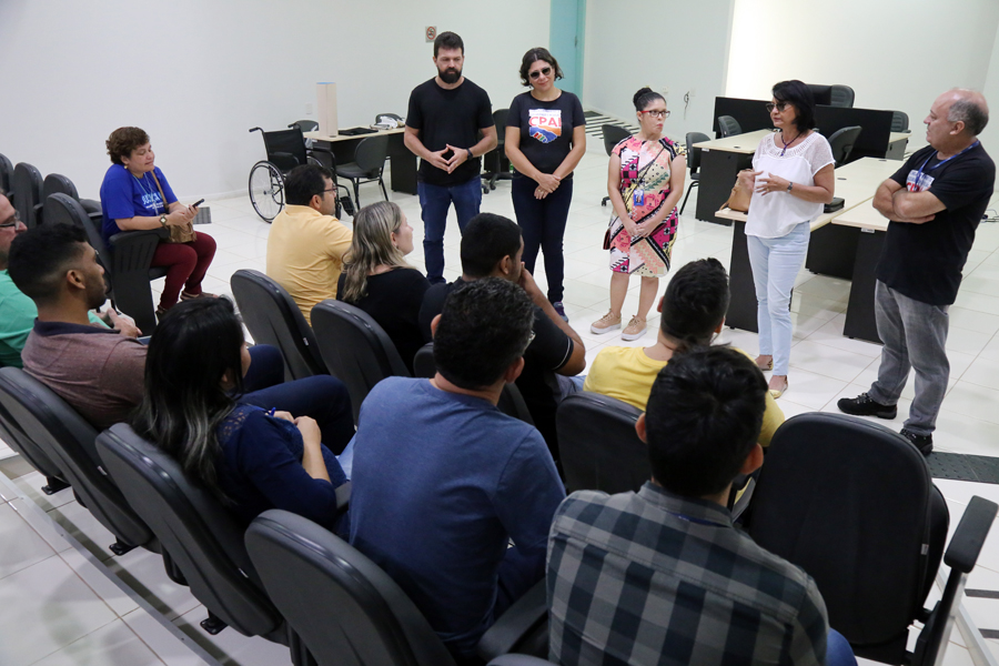 Palestras sobre o tema foram ministradas durante a visita.