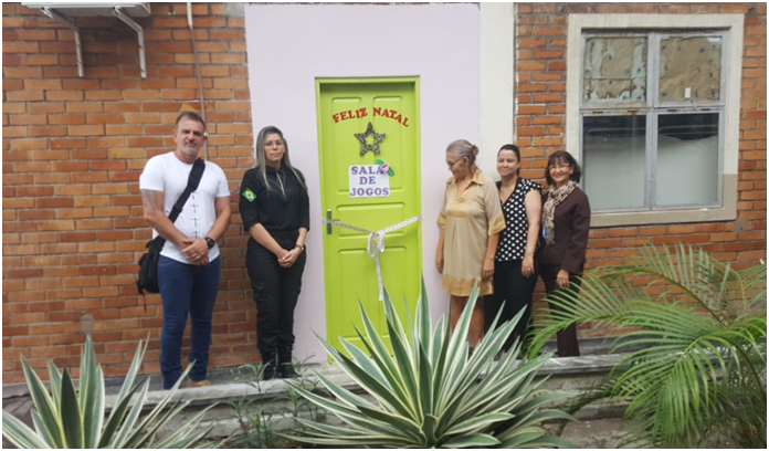 Inauguração da sala lúdica na Cadeia Feminina.  