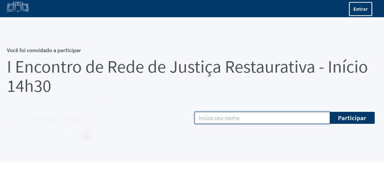 I Encontro de Rede de Justiça Restaurativa 